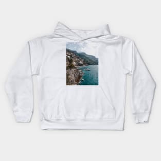 Amalfi Coast, Italy - Travel Photography Kids Hoodie